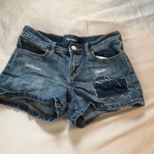 old navy jean shorts size 10 CHILD